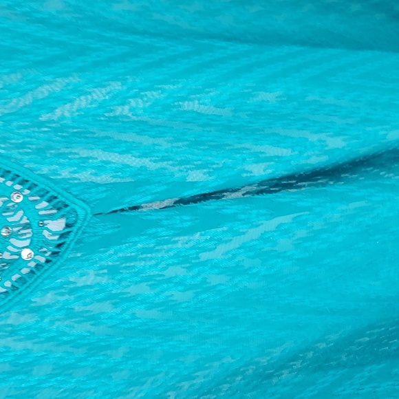 Murice's sheer top with sequin beading detail. Size Medium - Picture 2 of 8